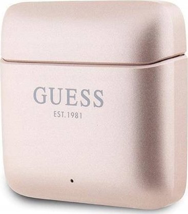 фото Навушники TWS Guess Printed Logo Pink (GUTWSSU20ALEGP)