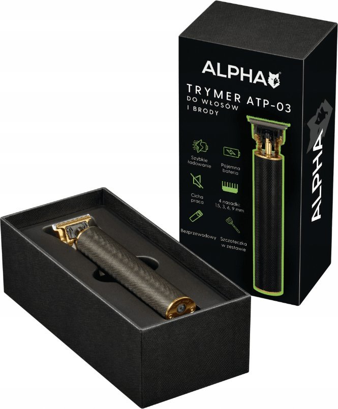 фото Машинка для стрижки + тример Alpha ATP-03
