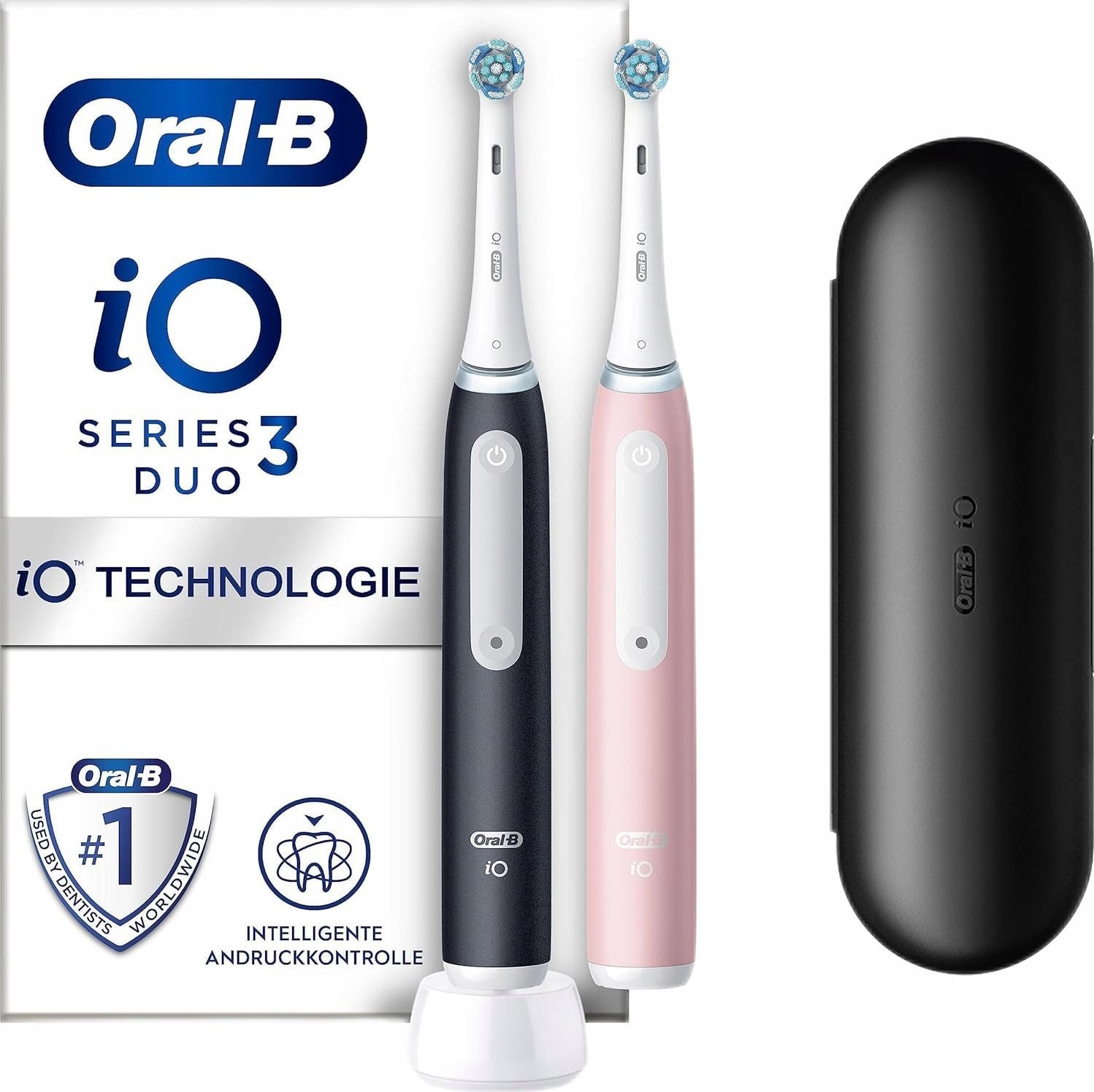 фото Электрическая зубная щетка Oral-B iO Series 3 Duo Black/Pink