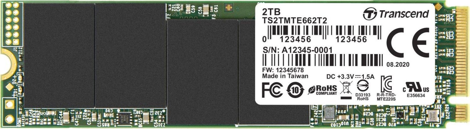 фото SSD накопичувач Transcend MTE662T2 2 TB (TS2TMTE662T2)