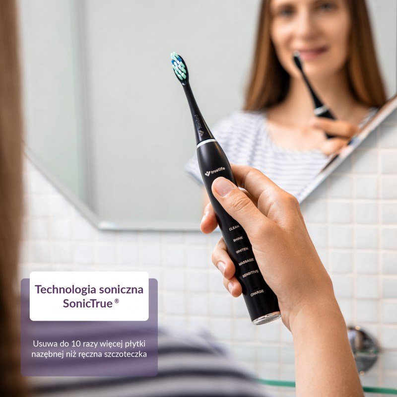 фото Електрична зубна щітка TrueLife SonicBrush Clean30 Black