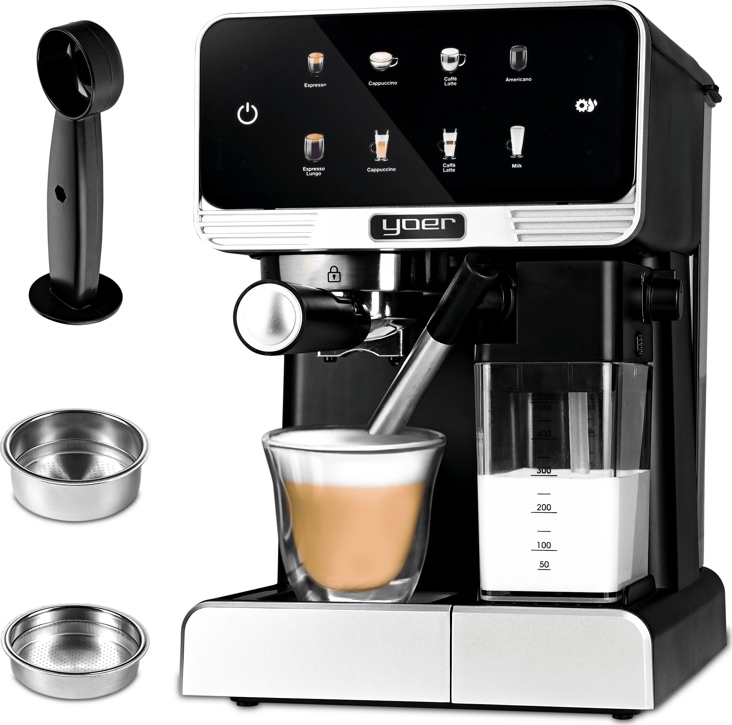 фото Кавомашина автоматична Yoer EMF03BK