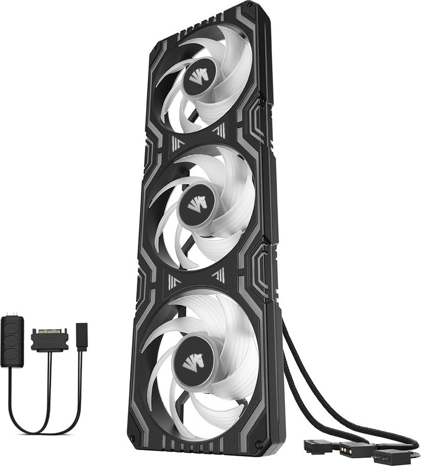 фото Вентилятор AsiaHorse Matrix 360 ARGB Black