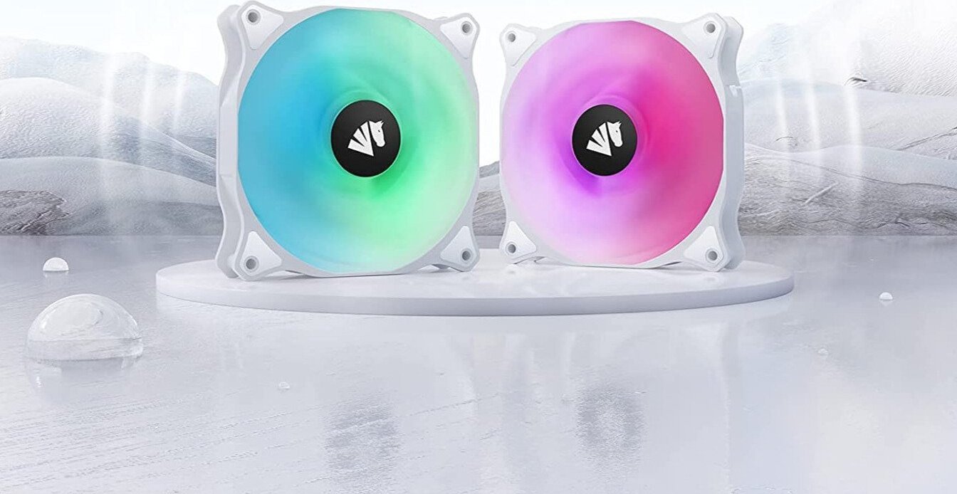 фото Вентилятор AsiaHorse WD-001 ARGB White 3-pack