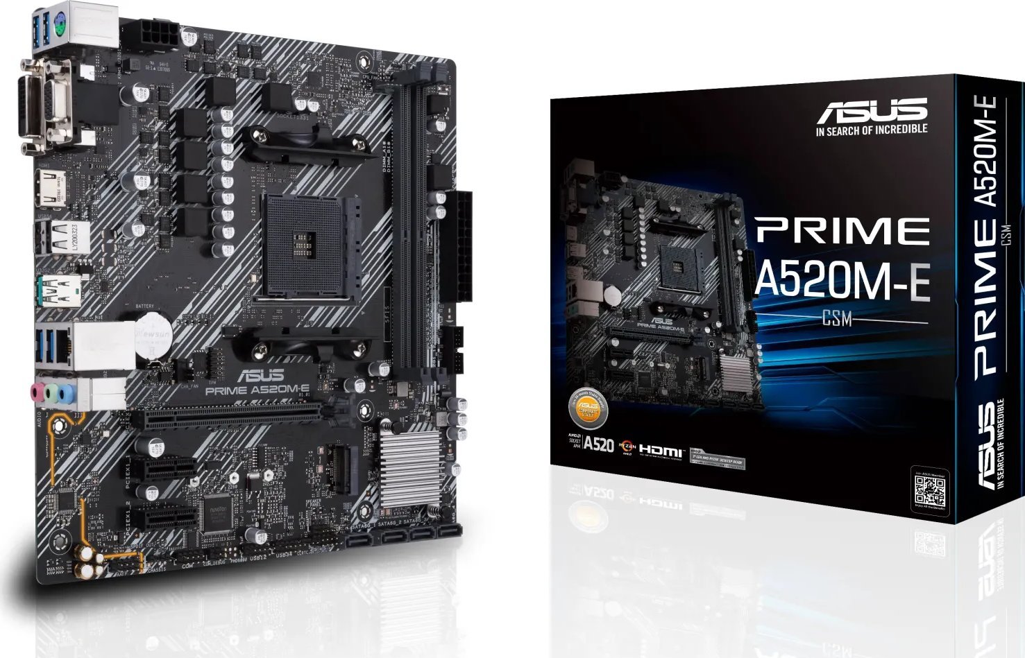 фото Материнська плата Asus Prime A520M-E/CSM