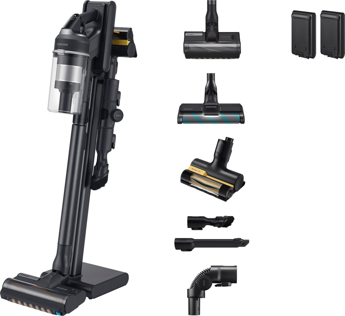 фото Вертикальний + ручний пилосос (2в1) Samsung Jet 95 complete extra VS20C9554TK/WA