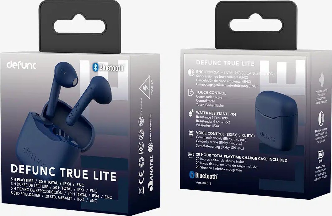 фото Навушники TWS DeFunc True Lite Blue (D4264)
