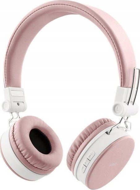 фото Навушники з мікрофоном Streetz HL-BT402 Pink
