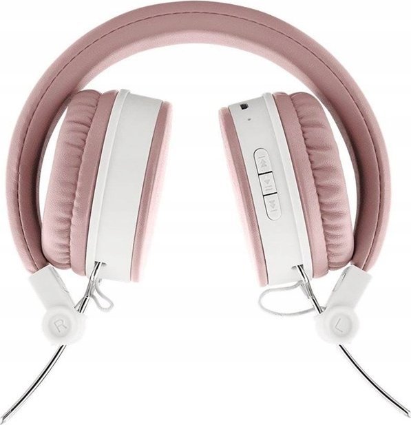 фото Навушники з мікрофоном Streetz HL-BT402 Pink