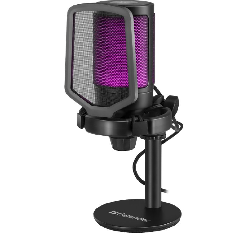 фото Мікрофон для ПК/ для стрімінгу, подкастів Defender Impulse GMC 600 (64660)