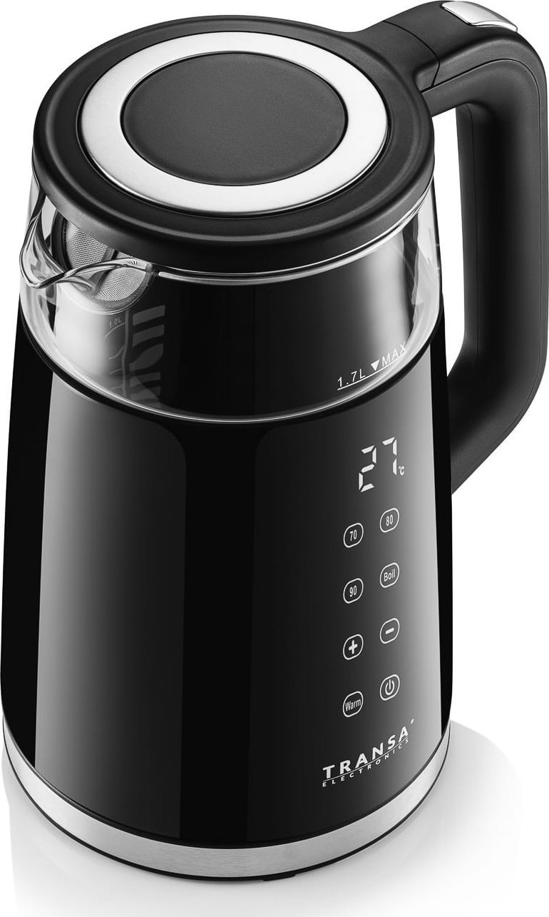 фото Електрочайник Transa Electronics MultiTouch Black (TE-64)