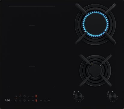 фото Комбінована варильна поверхня AEG HDB64623NB