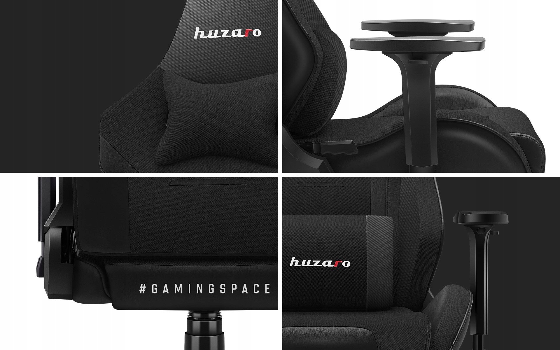 фото Компьютерное кресло для геймера Huzaro Force 7.6 Black