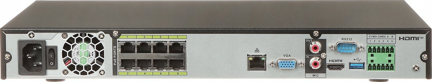 фото Мережевий відеореєстратор (NVR) Dahua Technology NVR5208-8P-EI
