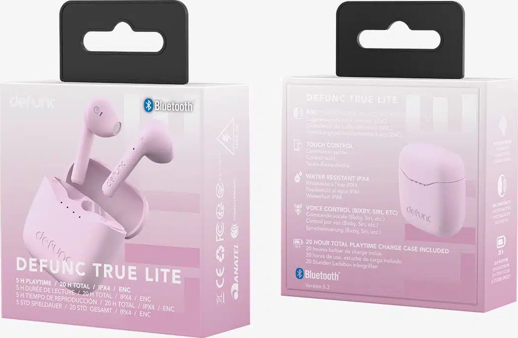фото Навушники TWS DeFunc True Lite Pink (D4265)