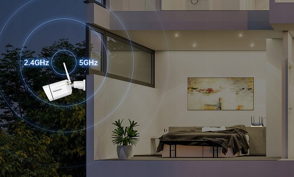 фото IP-камера відеоспостереження Foscam V5P 5MP WI-FI White