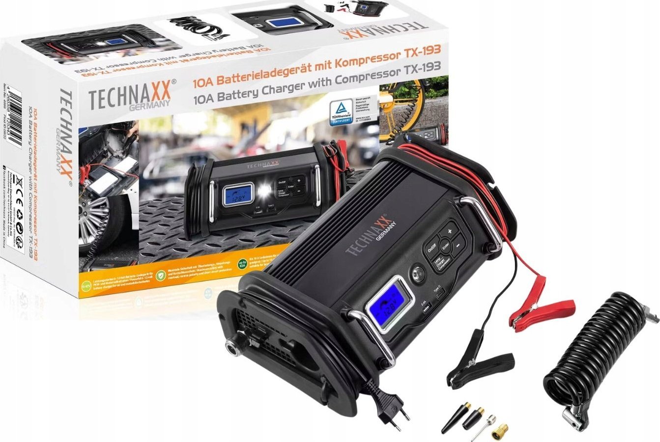 фото Автомобільний компресор (електричний) Technaxx TX-193