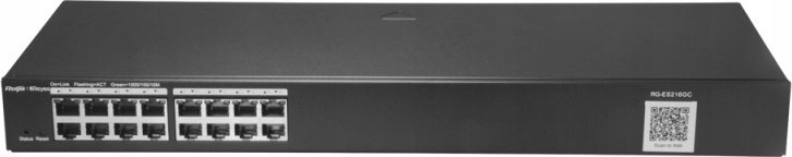 фото Комутатор керований рівня 2 Ruijie RG-ES216GC