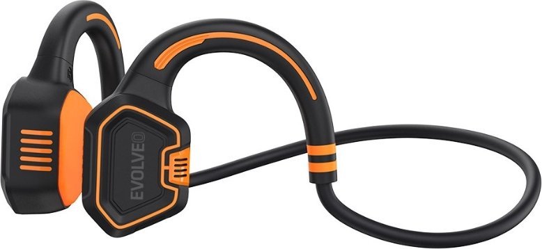 фото Навушники з мікрофоном Evolveo BoneSwim Orange (BS-MP3-16GB-OR)
