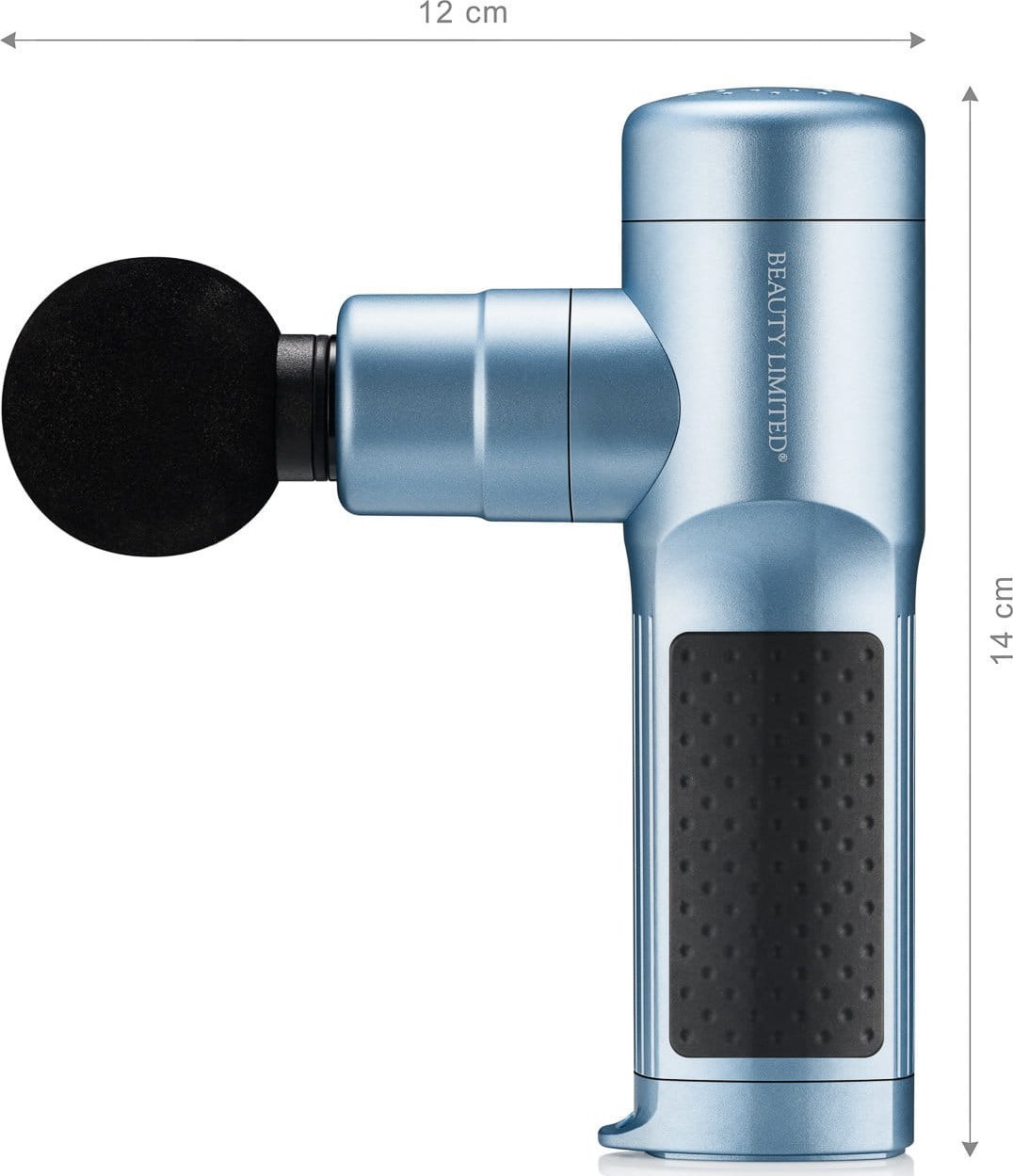 фото Перкусійний масажер Beauty Limited Mini Gun Blue