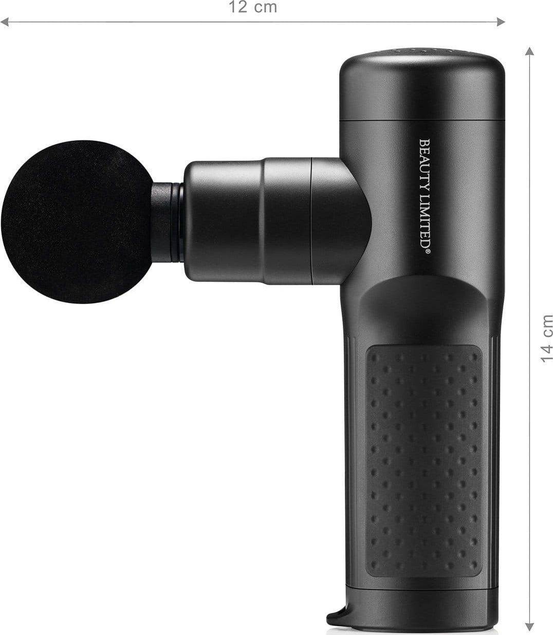 фото Перкусійний масажер Beauty Limited Mini Gun Black