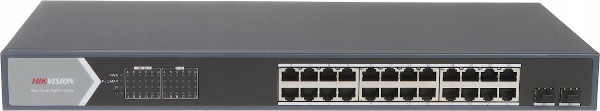 фото Коммутатор некерований Hikvision DS-3E1526P-SI
