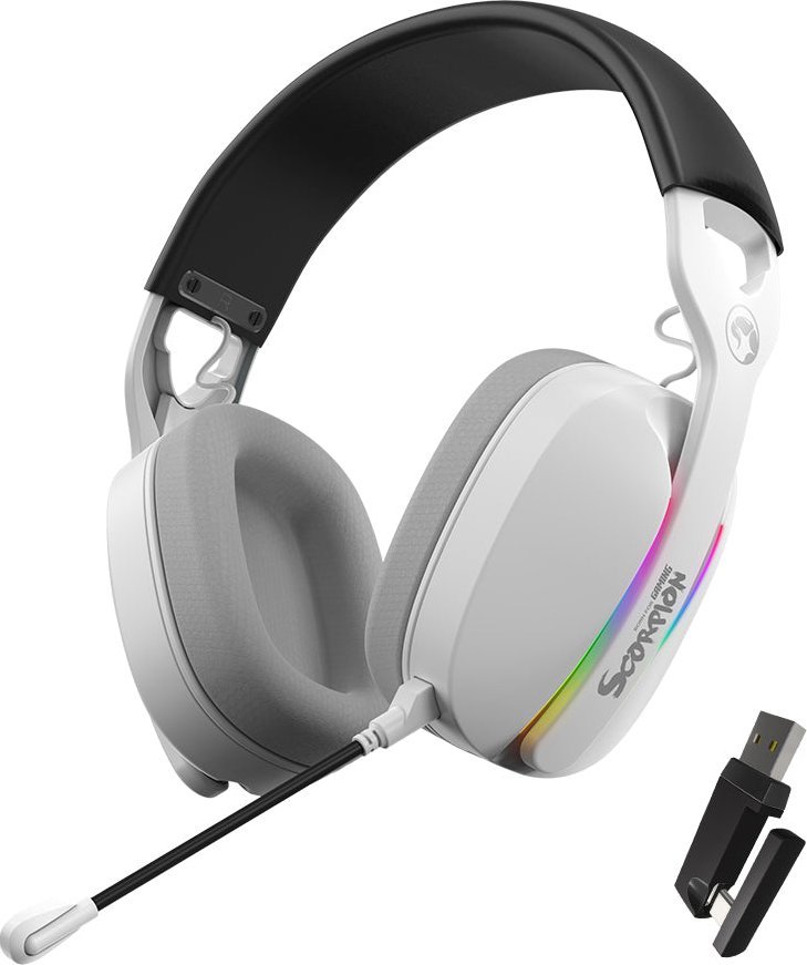 фото Навушники з мікрофоном Marvo HG9086W White