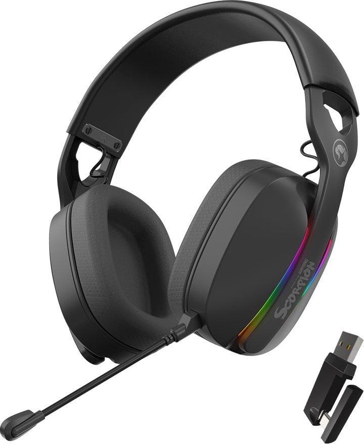 фото Навушники з мікрофоном Marvo HG9086W Black