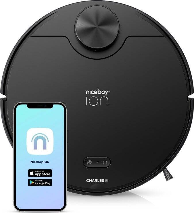 фото Робот-пилосос Niceboy ION Charles i7 Black