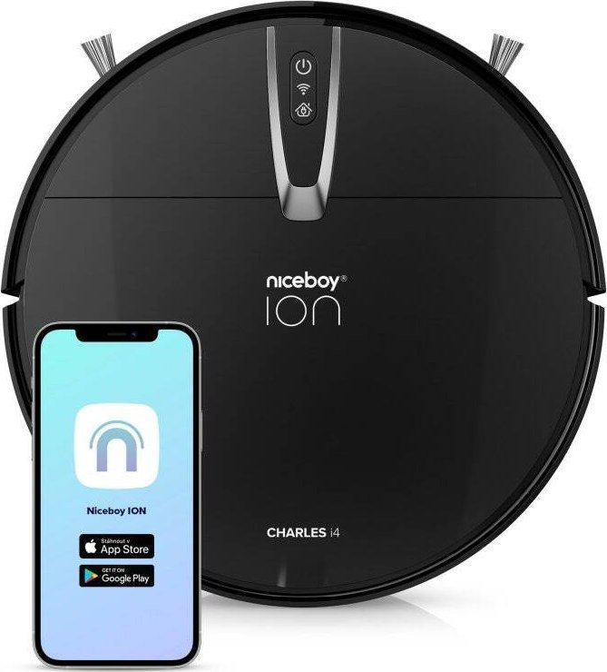 фото Робот-пилосос Niceboy ION Charles i4 Black