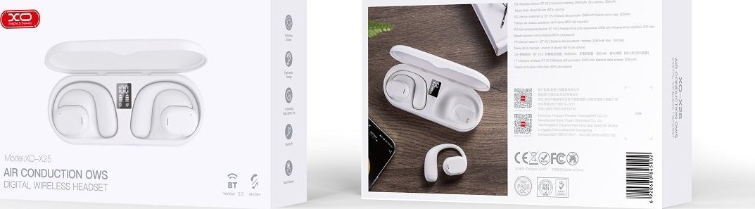 фото Навушники TWS XO X25 White