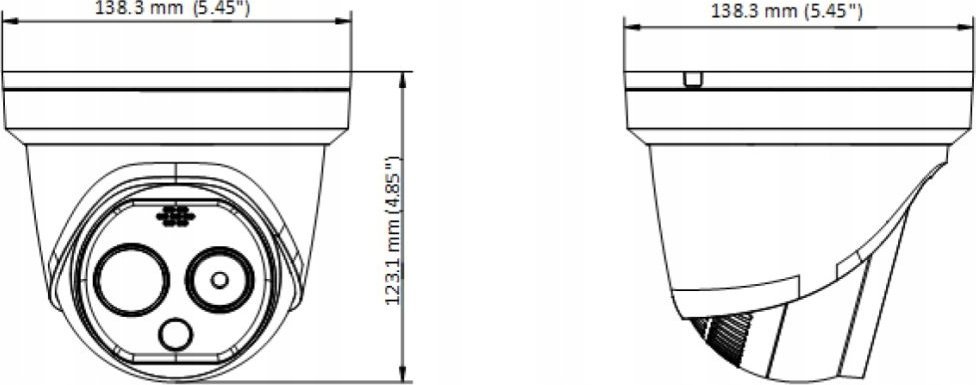 фото IP-камера відеоспостереження Hikvision DS-2TD1228-2/QA