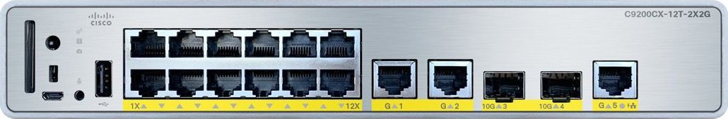 фото Комутатор керований Cisco Catalyst 9000 (C9200CX-12T-2X2G-A)