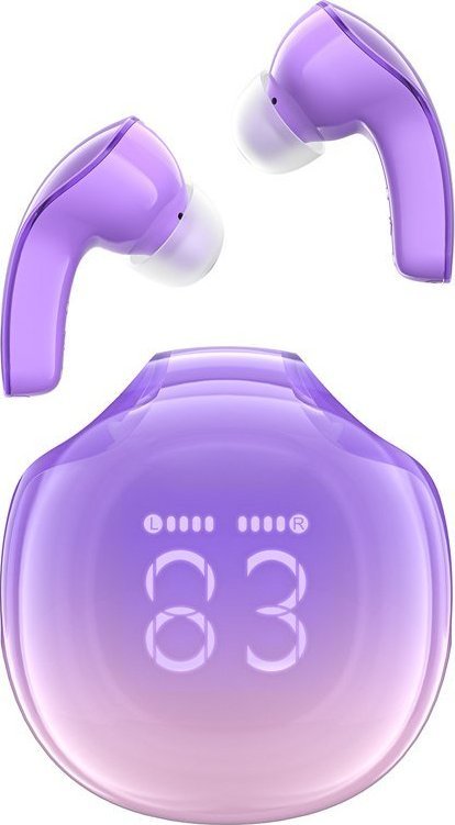 фото Навушники TWS Acefast T9 Crystal Grape Purple