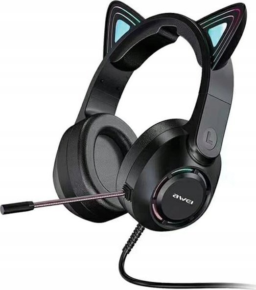 фото Навушники з мікрофоном Awei GM-9 Black (AWEI155)