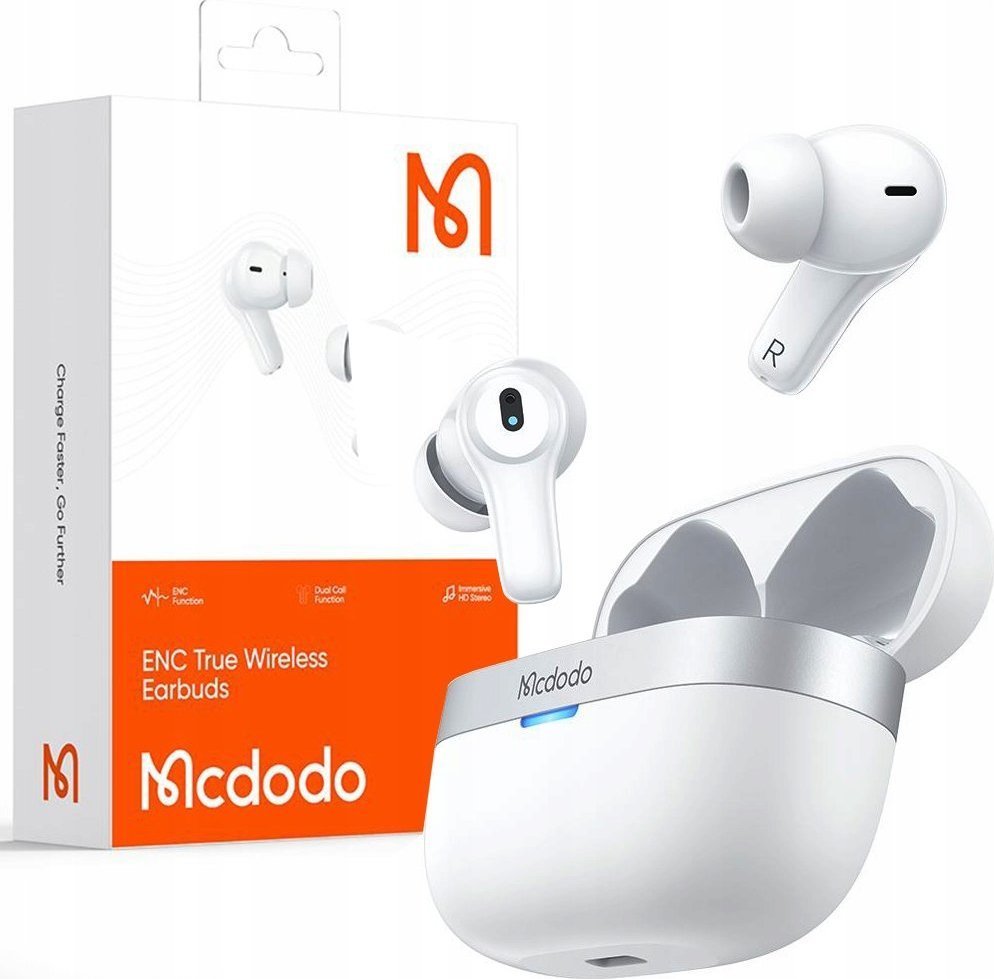 фото Навушники TWS Mcdodo Dynamic 2 White