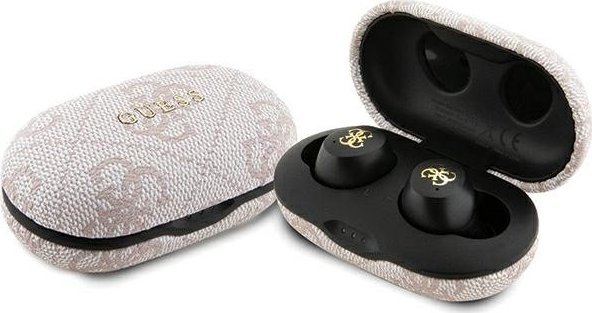 фото Навушники TWS Guess 4G Metal Pink (GUTWSP4EGP)