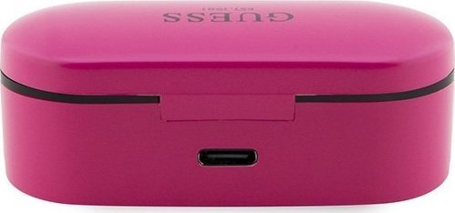 фото Навушники TWS Guess Classic Logo Magenta (GUTWST31EM)