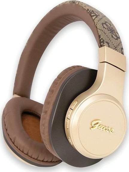 фото Навушники без мікрофону Guess Script Brown (GUBH604GEMW)