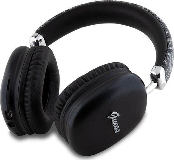 фото Навушники без мікрофону Guess Metallic Script Logo Black (GUBHK1GCTCSK)