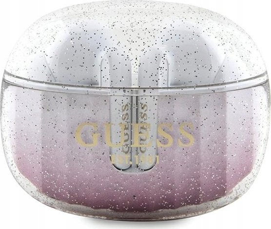 фото Навушники TWS Guess Glitter Gradient Pink (GUTWSHDGKEEP)