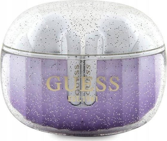 фото Навушники TWS Guess Glitter Gradient Purple (GUTWSHDGKEEU)