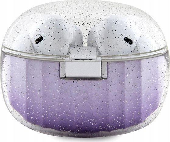 фото Навушники TWS Guess Glitter Gradient Purple (GUTWSHDGKEEU)