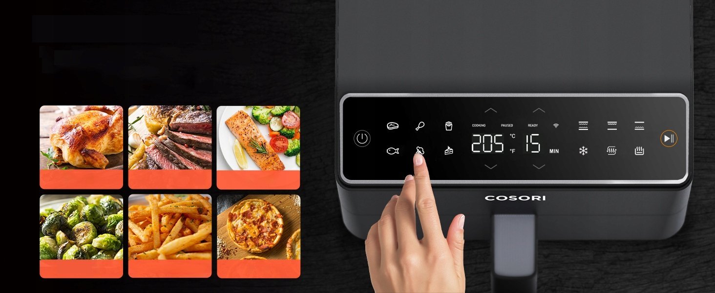 фото Аерофритюрниці Cosori CAF-P681S-KEUR