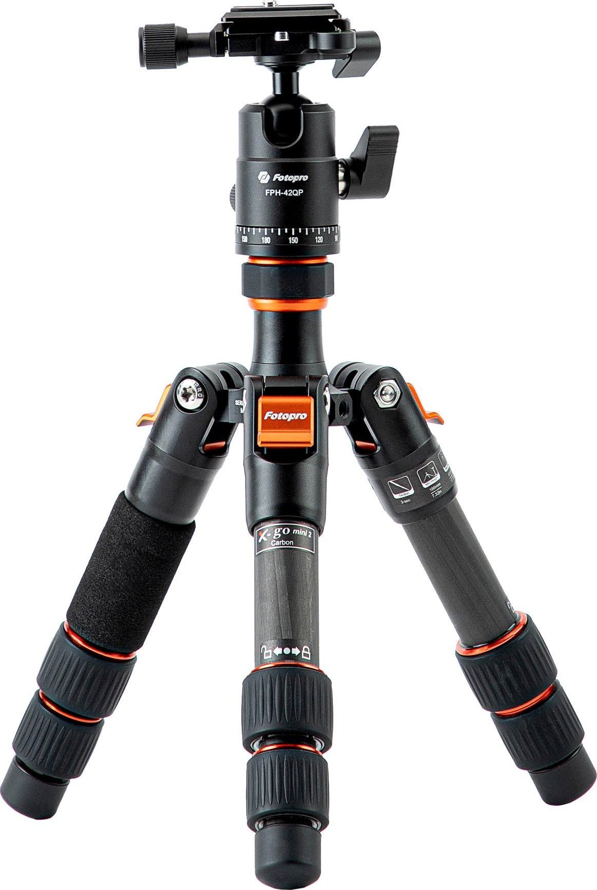 фото Підлоговий штатив Fotopro X-go Mini 2 Black/Orange
