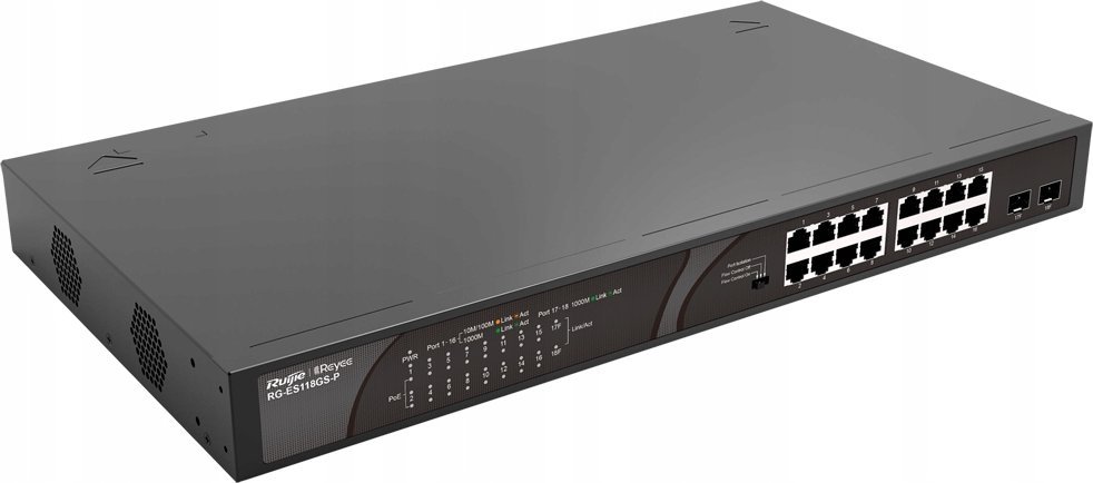 фото Комутатор некерований Ruijie Reyee RG-ES118GS-P