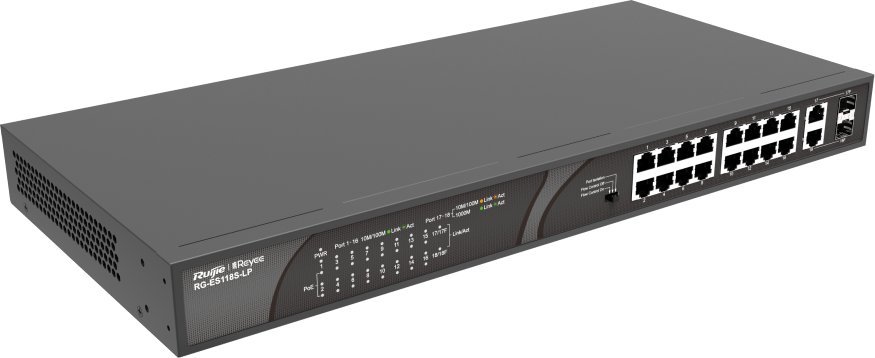 фото Комутатор некерований Ruijie Reyee RG-ES118S-LP