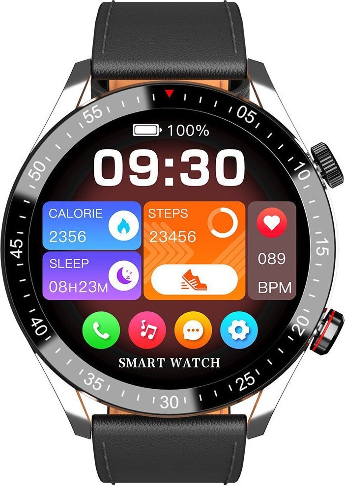 фото Смарт-годинник Gravity GT4-5 Black/Brown