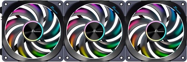 фото Вентилятор SeaSonic MagFlow 120 ARGB 3-pack (MAGFLOW-ARGB-3)