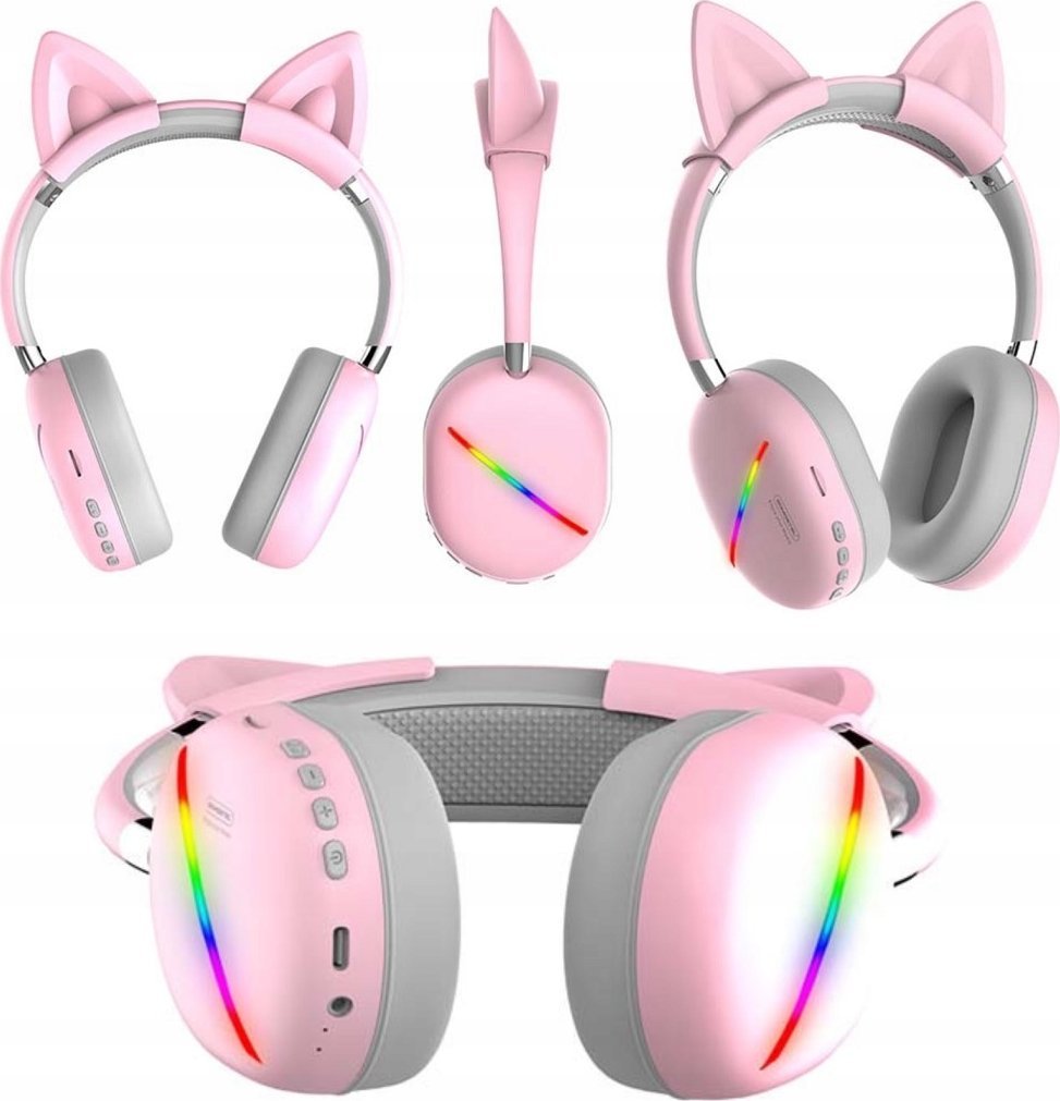 фото Навушники без мікрофону Somostel SMS-CJ17 Pink